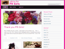 Tablet Screenshot of adviceforprgirls.com